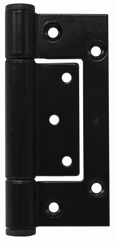 Superior Brass Fast Fix Hirline Aluminium Hinge inc M5/12mm screws Black - primehardware
