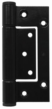 Superior Brass Fast Fix Hirline Aluminium Hinge Inc M5 12mm Screws Black Matt Black 100x48x3.2mm
