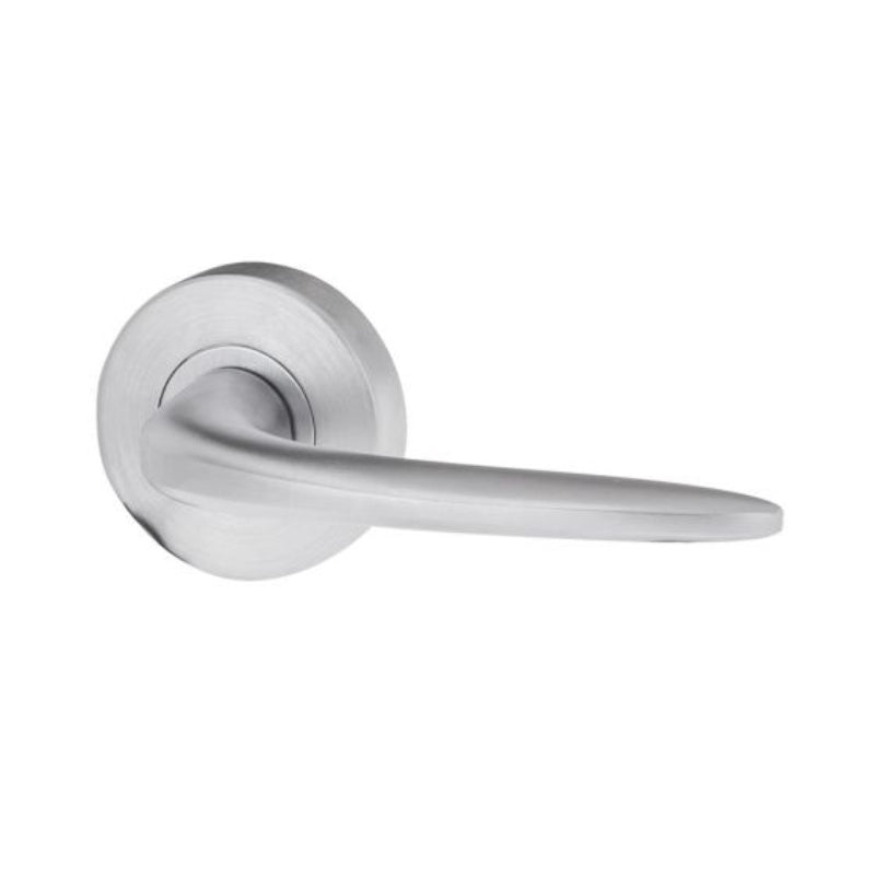 Lockwood Velocity 55mm Round Passage Set & L1 Lever No Latch Satin Chrome    VSR1/L1NLSC