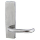 Lockwood 1805 Square End Plate With 70 45 - Degree Angled Down Lever LH Satin Chrome 1805/AD70LSC - primehardware
