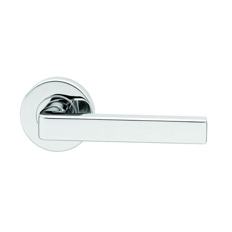 Lockwood Velocity 55mm Round Passage Set & 29A Lever No Latch Satin Chrome VSR1/29ANLSC - primehardware