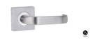 Lockwood Symphony 74 Lever On Square Rose Full Set Satin Chrome 1420/1421/74SC - primehardware