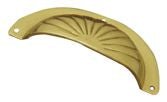 Superior Brass Drawer Pull Polished Brass 98mm