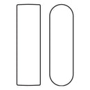 Lockwood 1807 Square End Plate Chrome Plate 1807CP - primehardware