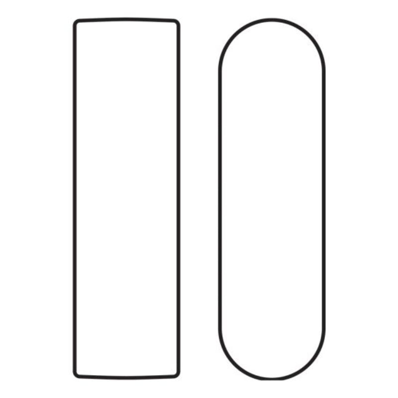 Lockwood 1807 Square End Plate Polished Brass 1807PB - primehardware