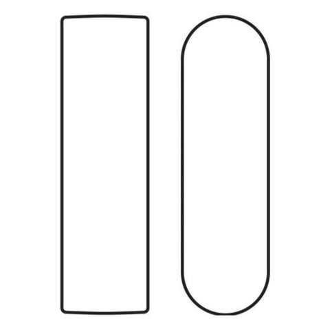 Lockwood 1807 Square End Plate Satin Chrome 1807SC - primehardware