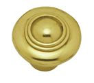 Superior Brass Cupboard Knob Dome Per 2 PB 38mm