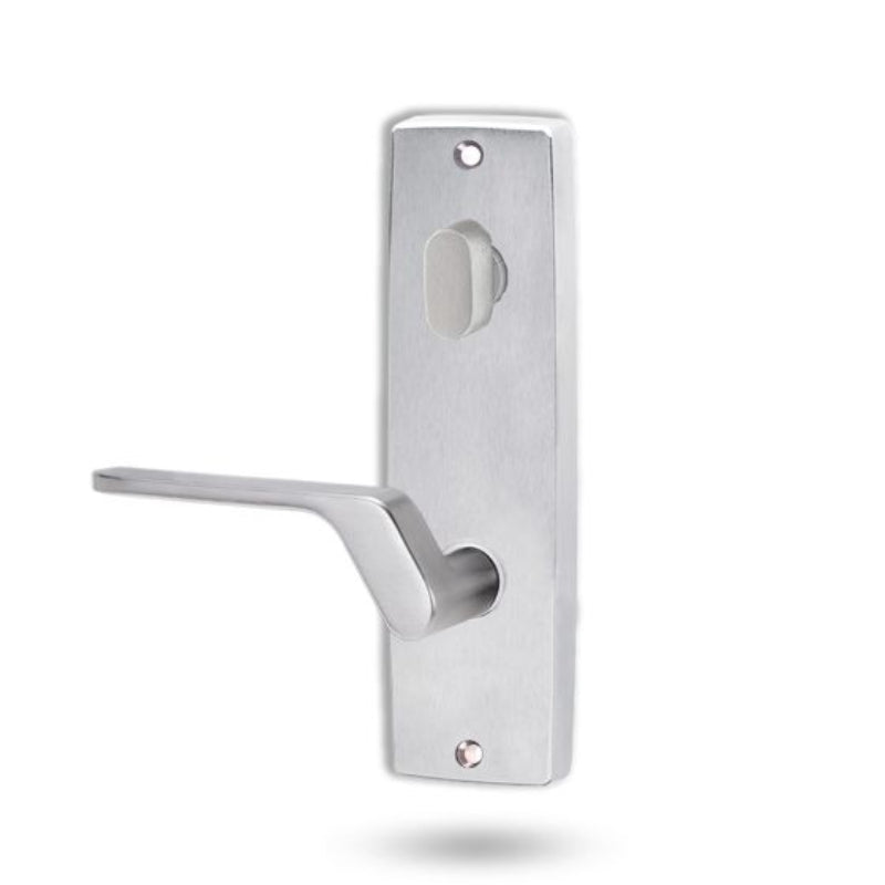 Lockwood 1904 Square End Plate with Turn & 41 Lever RH Satin Chrome 1904/41RSC - primehardware