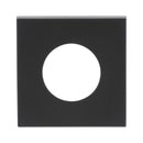 Lockwood Velocity Small Rose Square Trim Escutcheon MBK - 1 Pair Matt Black VSS6 - TRIMMBK - primehardware