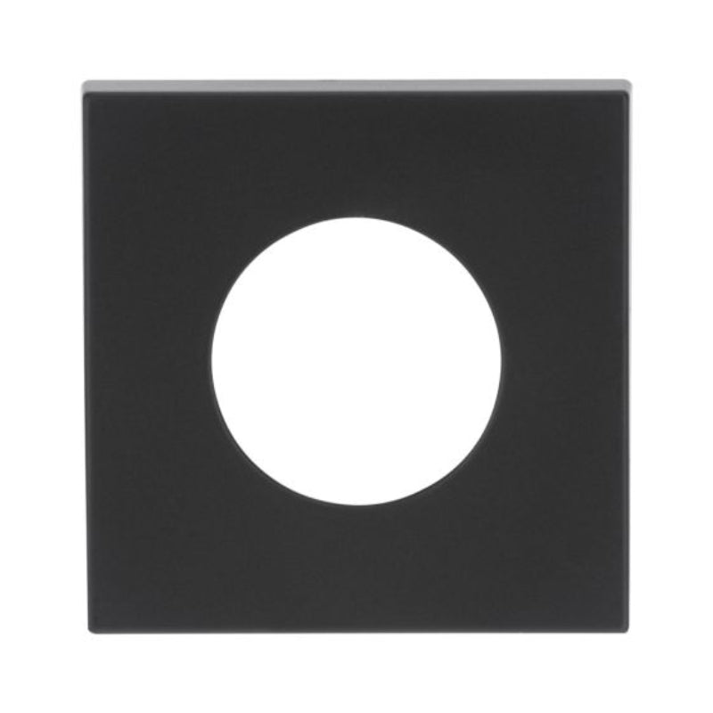 Lockwood Velocity Small Rose Square Trim Escutcheon MBK - 1 Pair Matt Black  VSS6-TRIMMBK