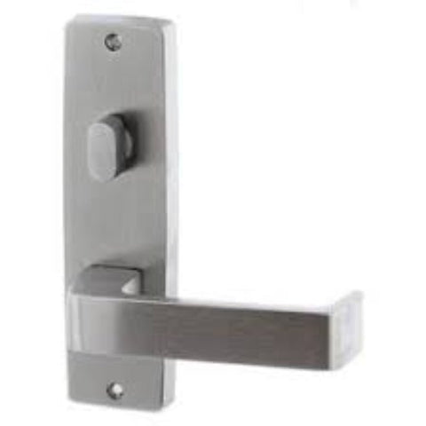 Lockwood 1904 Square End Plate with Turn & 47 Lever LH Satin Chrome 1904/47LSC - primehardware