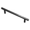 Superior Brass Kitchen Handle "T" Black S/Steel 12x12mm Square - primehardware