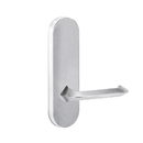Lockwood 2805 Round End Plate With 116 Lever Satin Chrome 2805/116SC - primehardware