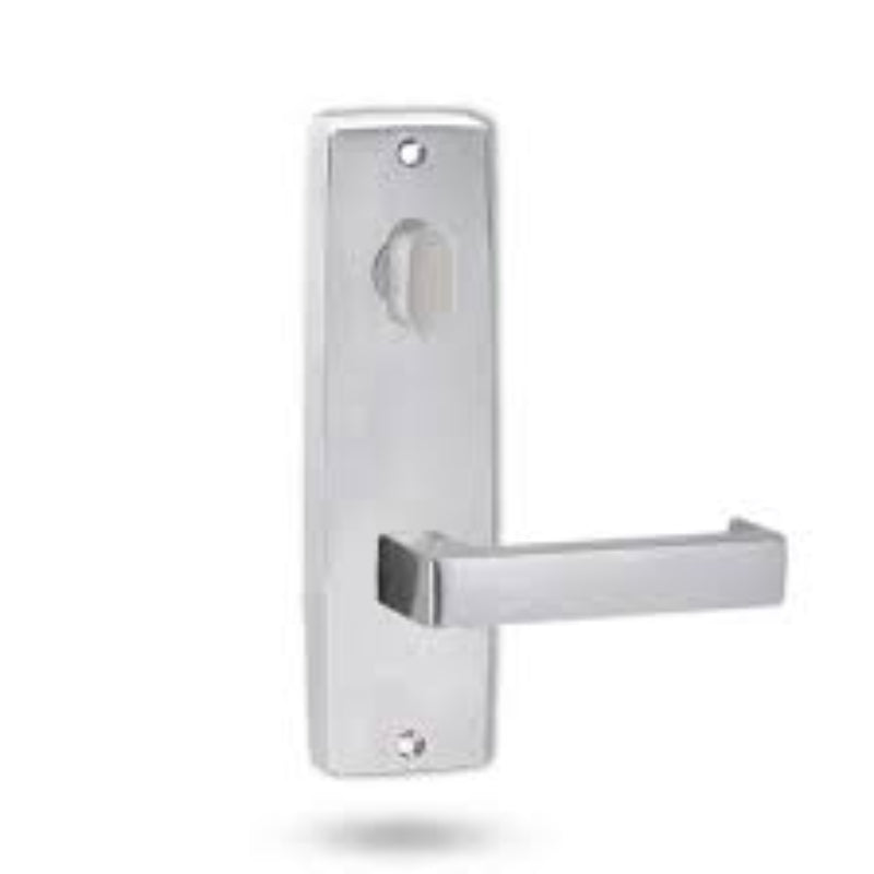 Lockwood 1904 Square End Plate with Turn & 47 Lever RH Satin Chrome 1904/47RSC - primehardware