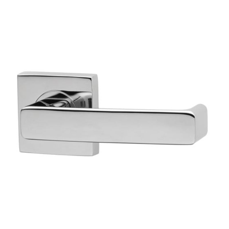 Lockwood Symphony 76 Lever On Square Rose Full Set Chrome Plate 1420/1421/76CP