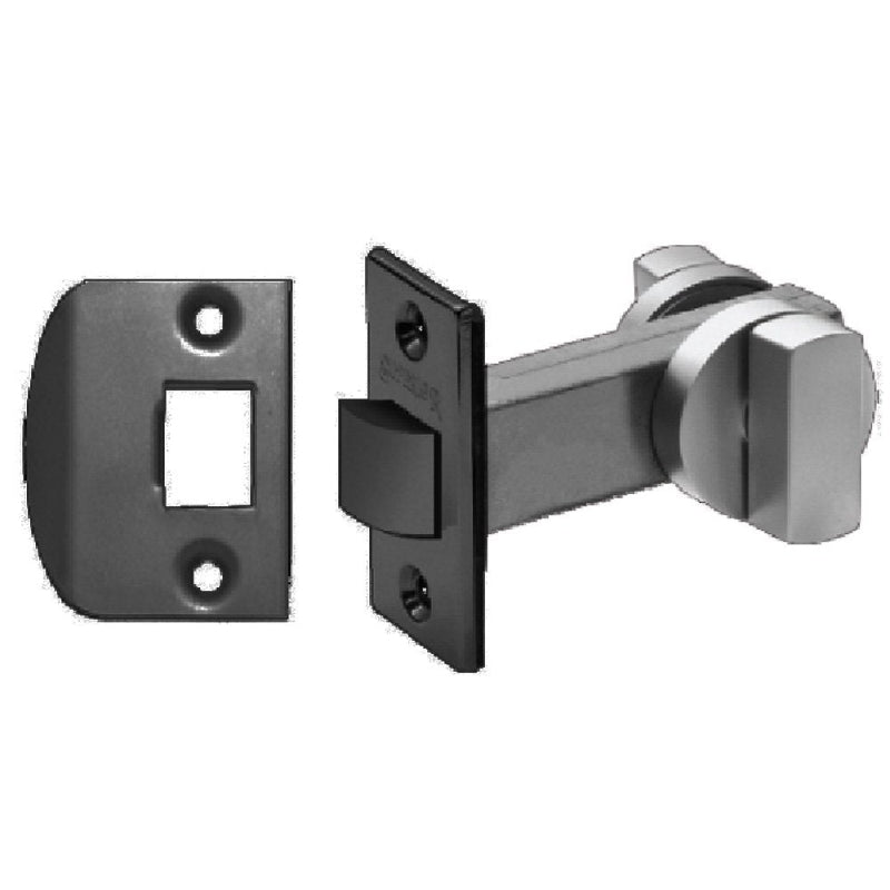 Austyle Turnsnibs & Latch - Disabled & Child Safety Latch Black 60mm 59018 - primehardware