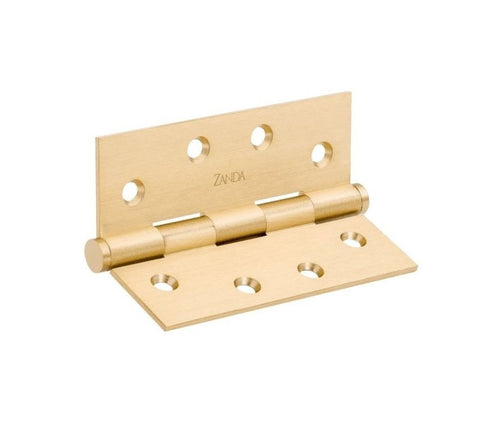 Zanda Satin Brass Hinges - primehardware