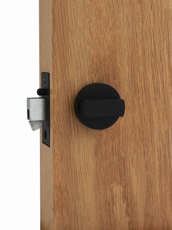 Austyle Sliding Door Self Latching Turn Snib Set Black (59042/59044) 59027 - primehardware