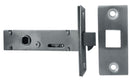 Austyle 304SS Tubular Sliding door latch Black 60mm 59041 - primehardware