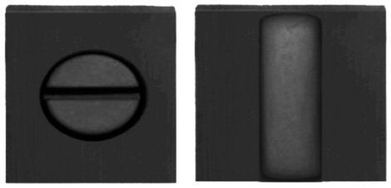 Austyle Square Privacy Snib & Release Black 40mm  59046