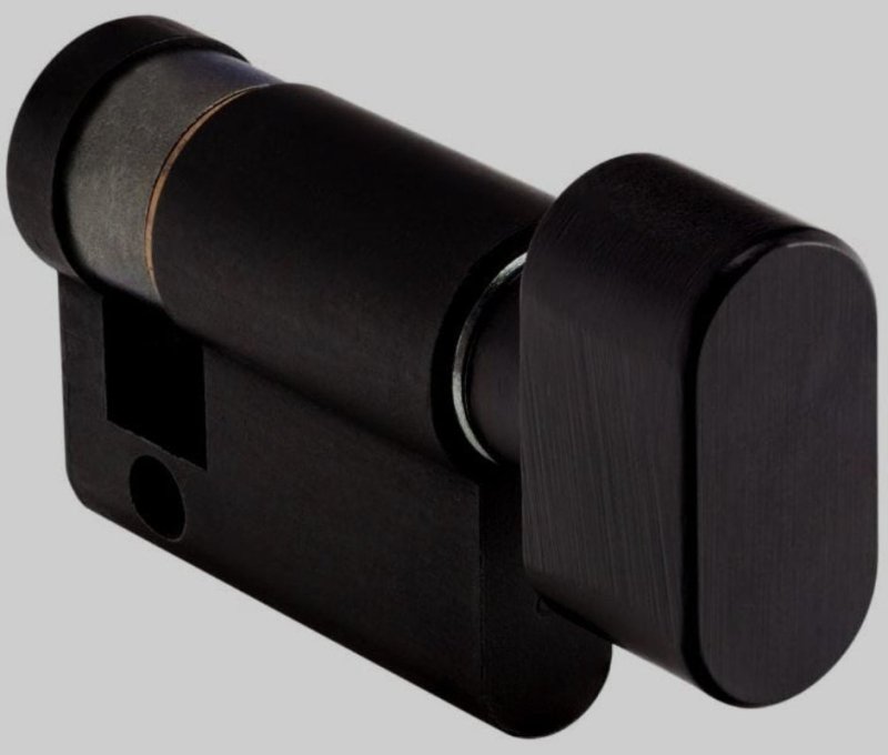Austyle Euro Single Cylinder Thumb Turn Black 39mm  59141