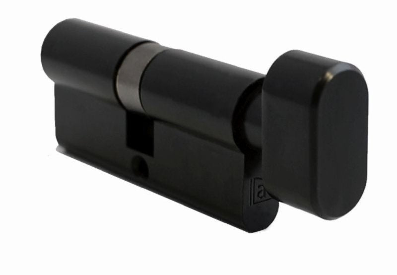 Austyle Euro Turn Snib Cylinder 5pin C4 Black 65mm 59145 - primehardware