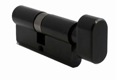 Austyle Euro Turn Snib Cylinder 5pin C4 Black 65mm 59145 - primehardware