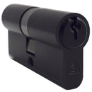 Austyle Euro Double Cylinder 5pin (C4) Black 80mm 59148 - primehardware