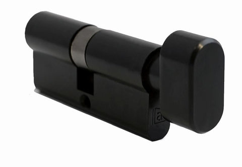 Superior Brass Lever Lock Entrance Set CC 85mm Black 200x48mm – Includes Mortice Lock & Euro Cylinder - primehardware