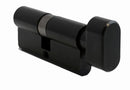 Superior Brass Lever Lock Entrance Set CC 85mm Black 200x48mm – Includes Mortice Lock & Euro Cylinder - primehardware