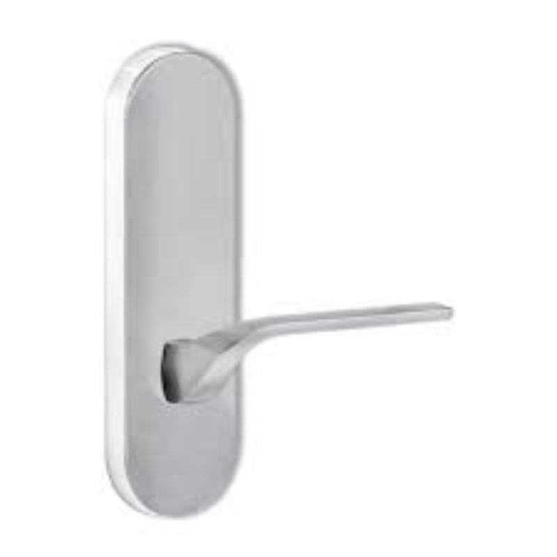 Lockwood 2805 Round End Plate With 122 Lh Lever Polyester Powdercoat 2805/122LPC - primehardware