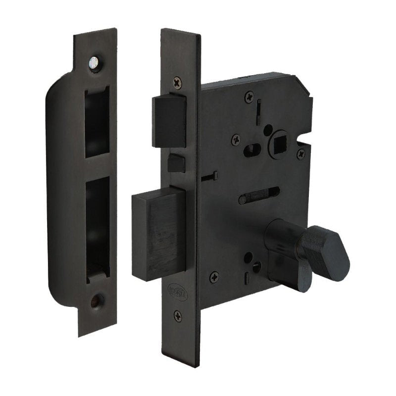 Austyle QuadLock Multi Function Entrance Lock Black 60mm 59300 - primehardware