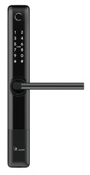 Austyle Digital Lever Latch Set Black 300x39mm ONLY LEVER SET - primehardware