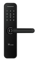 Austyle Digital Lever Latch Set Black 291x70mm - primehardware
