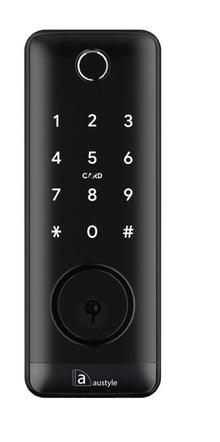 Austyle Digital Dead Bolt Set Black 170x65mm