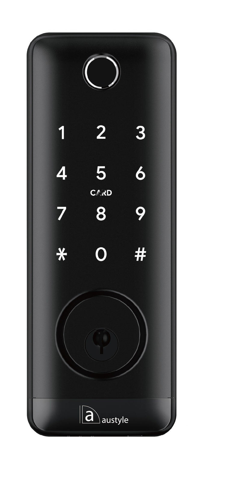 Austyle Digital Dead Bolt Set Black 170x65mm