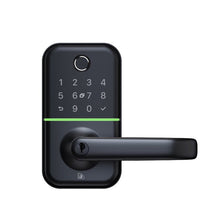 Superior Brass Smart Digital C4 Key in Lever Black Matt Black 140x77mm