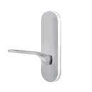 Lockwood 2805 Round End Plate With 122 Rh Lever Satin Chrome 2805/122RSC - primehardware