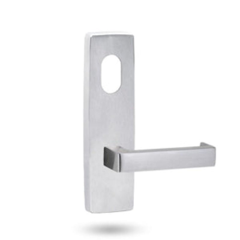 Lockwood 1809 Square End Plate & Fixed 90 Lever Polished Brass 1809/90PB