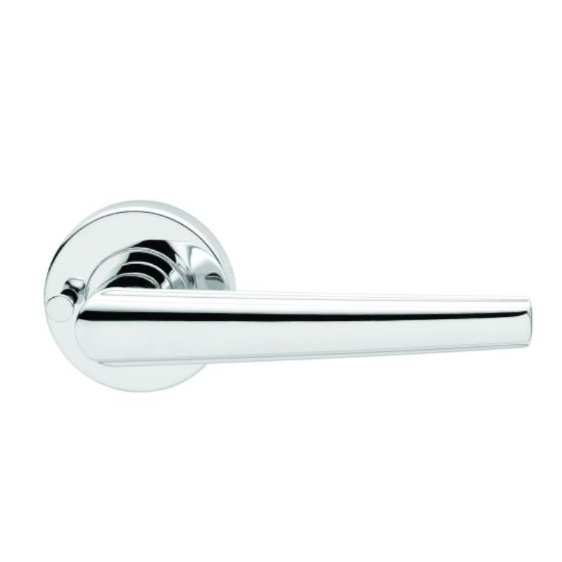 Lockwood Velocity 55MM Round Privacy Set & L2 Lever SP DP Satin Chrome Pearl  VSR2/L2SPDP