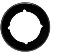 Austyle Backplate Adaptor Cover Plate Black 63mm (Pair)