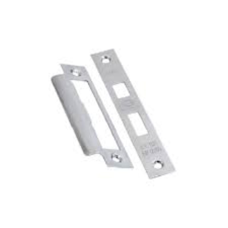 Austyle  LH/RH Lipped Striker & Face Plate Black > (x9311 Escape)   59824