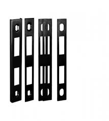Austyle LH/RH Lipped Striker & FacePlate Black > (x9211 myLOCK)  59826