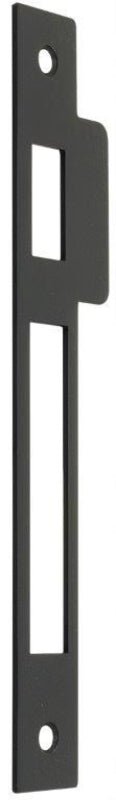 Austyle LH/RH Lipped Striker & Face Plate Black > (59219 myLOCK) 59828 - primehardware