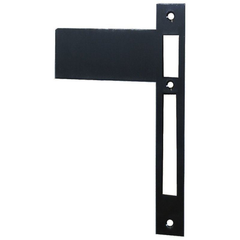 Austyle Extended Striker Plate Matt Black 85mm 59840 - primehardware