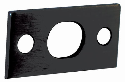 Superior Brass Flush or Barrel Bolt Flat Keeper Black - primehardware