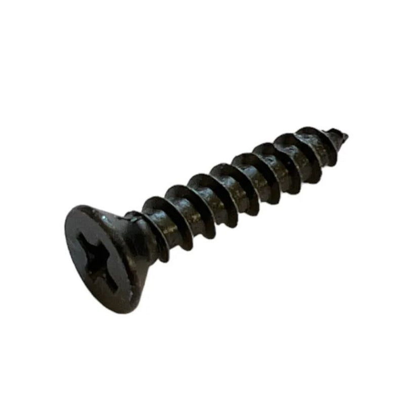 Austyle S/Steel Hinges - Wood Screws Phillips Head Black( per 8 )