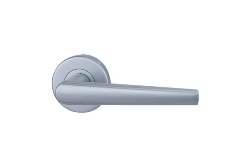 Lockwood Velocity 55MM Round Passage Set & L2 Lever SP DP Satin Chrome Pearl  VSR1/L2SPDP