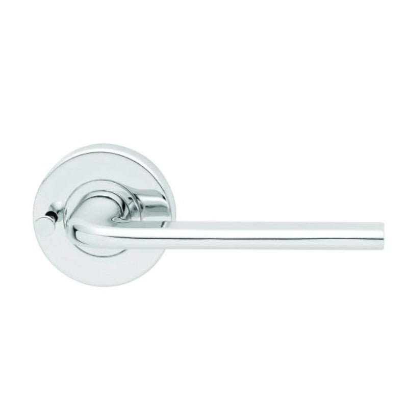Lockwood Velocity 55MM Round Privacy Set & L4 Lever SP DP Satin Chrome Pearl  VSR2/L4SPDP