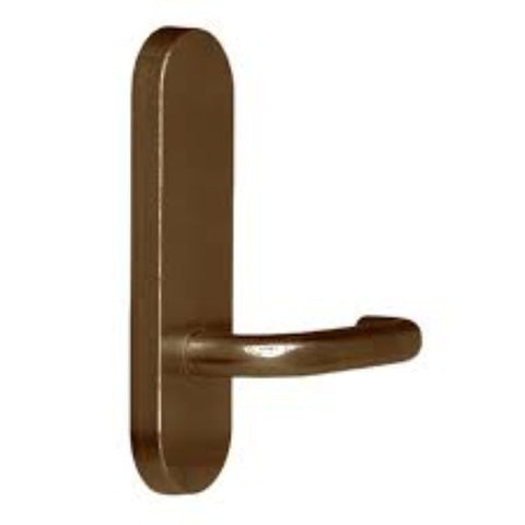 Lockwood 2805 External Round End Plate With Lever 124 Oil Rubbed Bronze 2805/124ORB - primehardware